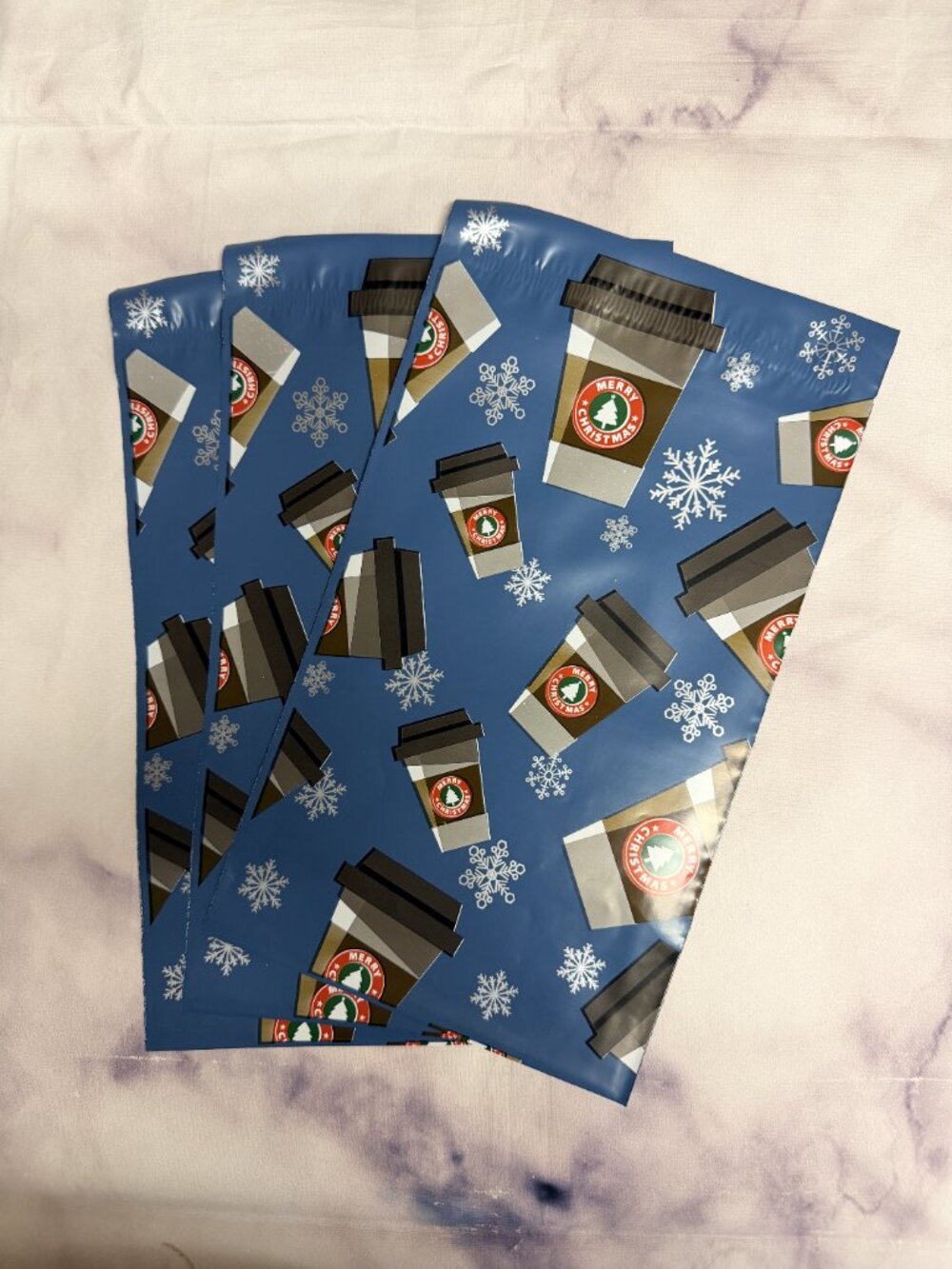 40 Peppermint Mocha Designer 6x9 polymailers